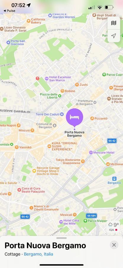 Porta Nuova Bergamo Apartments Exterior foto